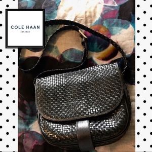 Cole Haan Woven leather Crossbody Bag